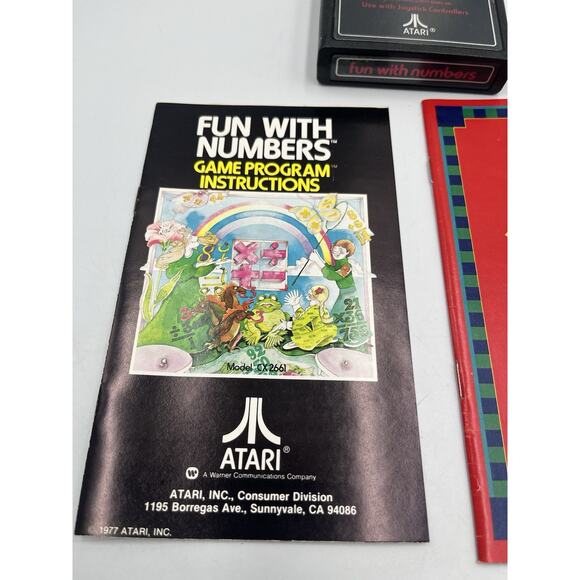 Fun With Numbers CX 2661 Atari 2600 CIB Game, Box, Manual - Picture 2 of 14